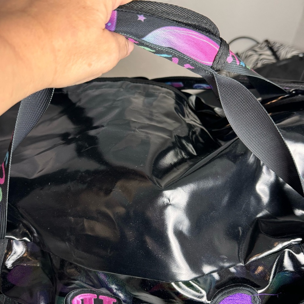 Assholes Live Forever Have A Nice Trip Duffle Bag Backpack Rainbow Mushroom RARE - Picture 5 of 12